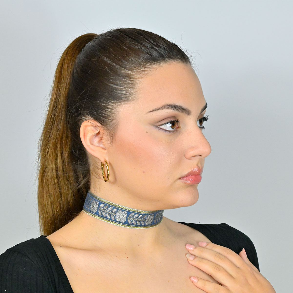 choker-tela-lyon-de-joyitasacero-bisuteria